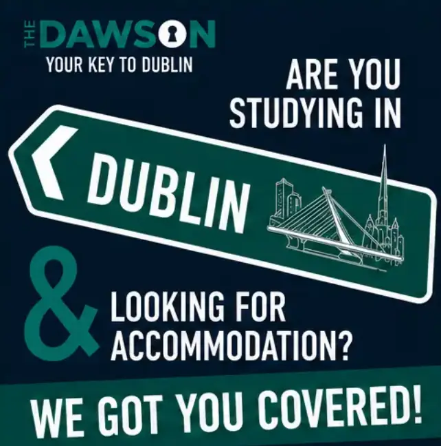 Are you studying in Dublin and looking for accommodation, The Dawson Hostel Dublin student accommodation